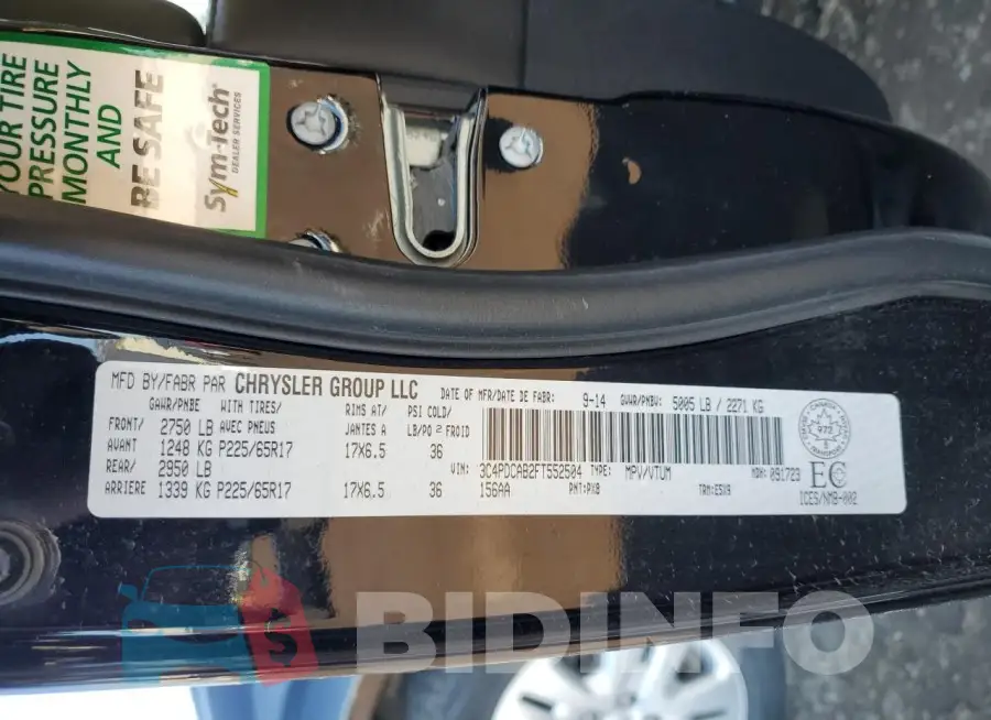 3C4PDCAB2FT552504 Photo# 13