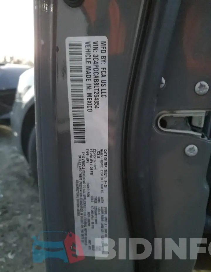 3C4PDCAB8LT264854 Photo# 13
