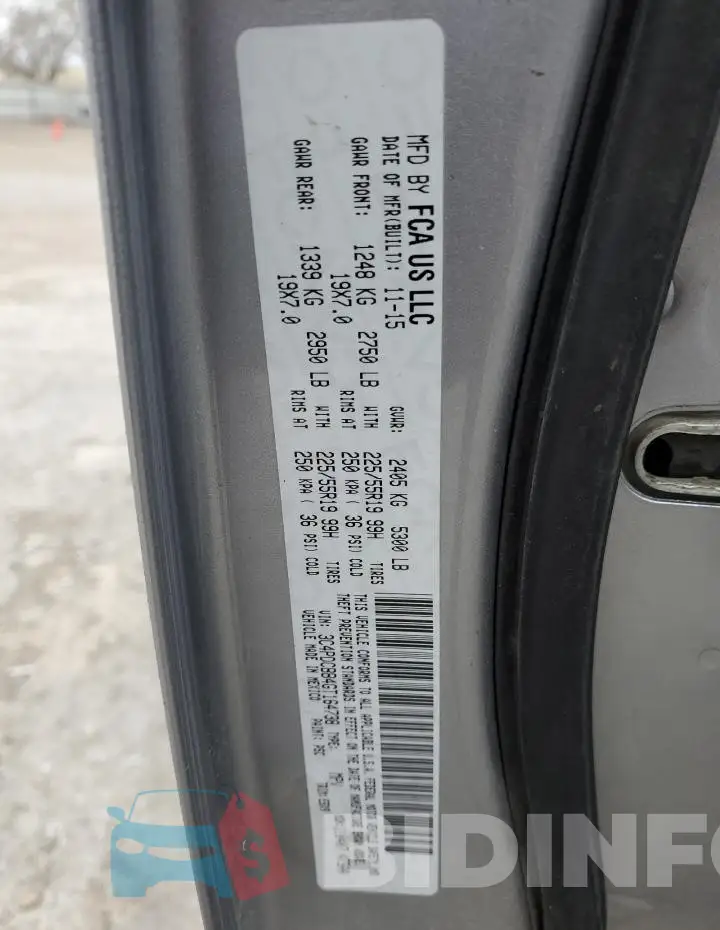 3C4PDCBB4GT164738 Photo# 12