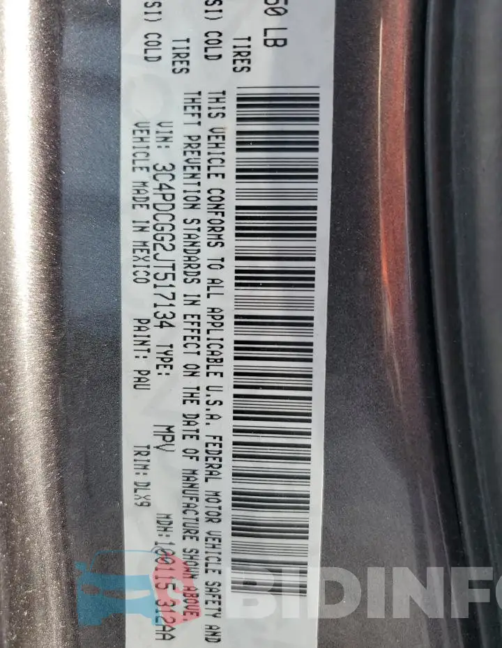 3C4PDCGG2JT517134 Photo# 13