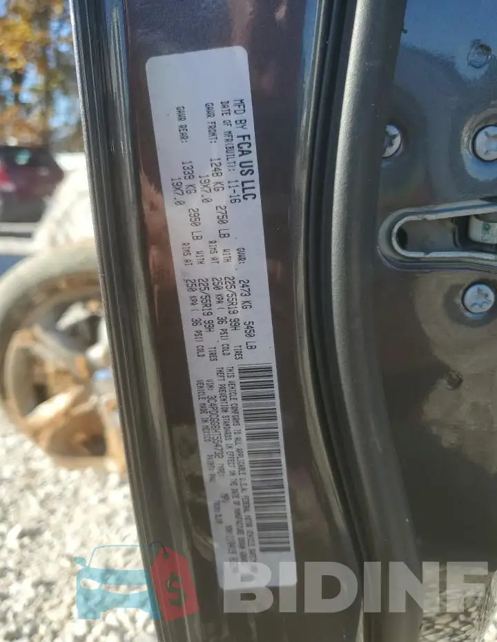 3C4PDCGG6HT554732 Photo# 14