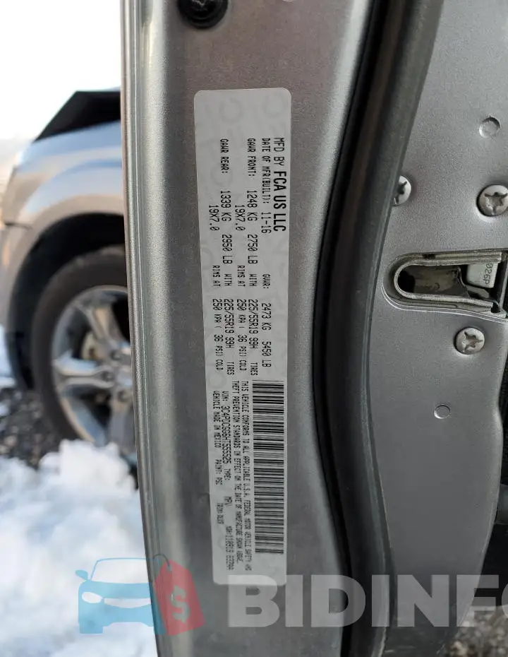 3C4PDCGG6HT555525 Photo# 12