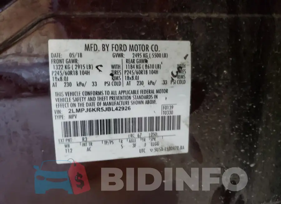 2LMPJ6KR5JBL42926 Photo# 13