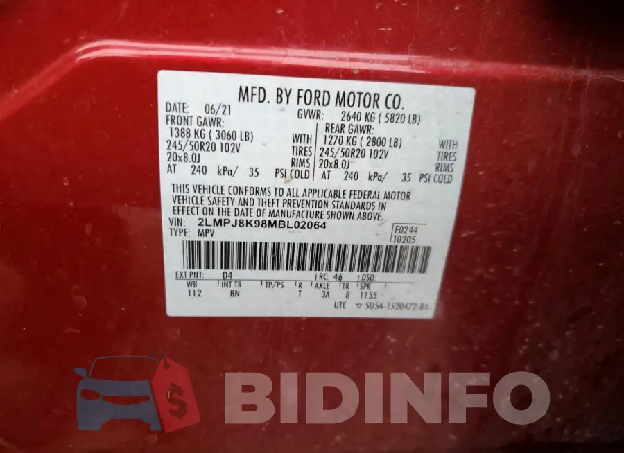2LMPJ8K98MBL02064 Photo# 12