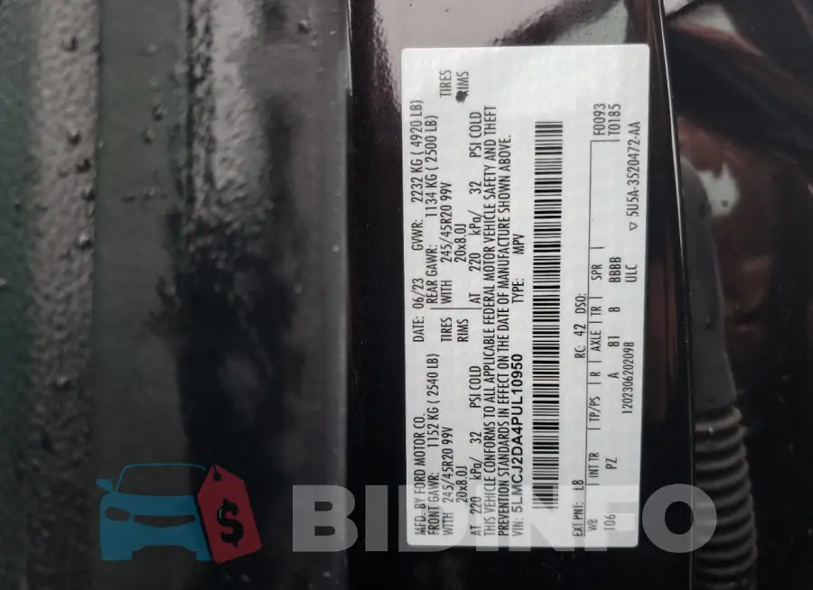 5LMCJ2DA4PUL10950 Photo# 13