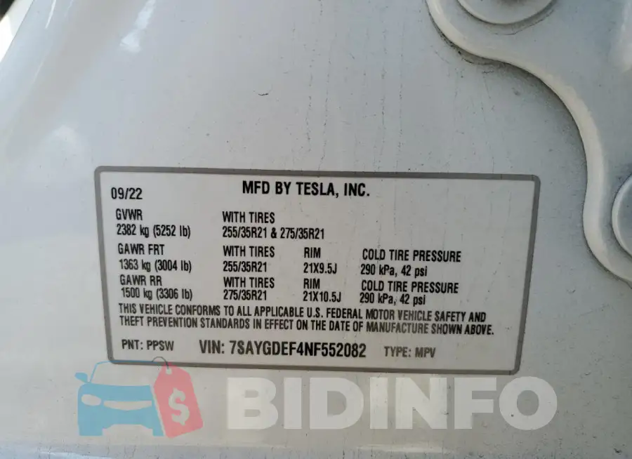 7SAYGDEF4NF552082 Photo# 12