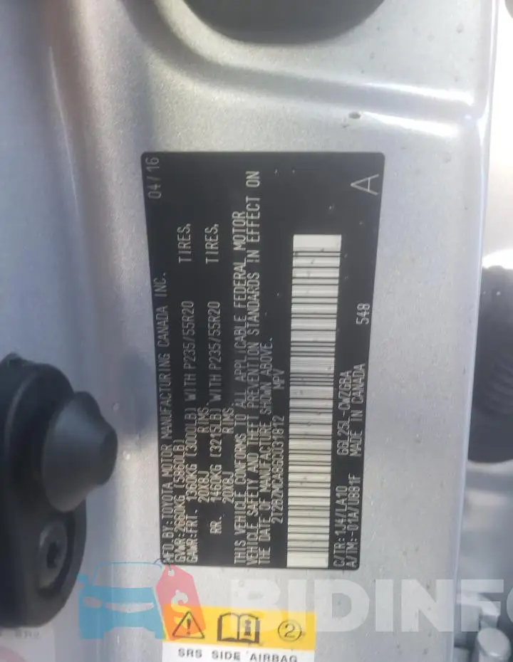 2T2BZMCA8GC031812 Photo# 13
