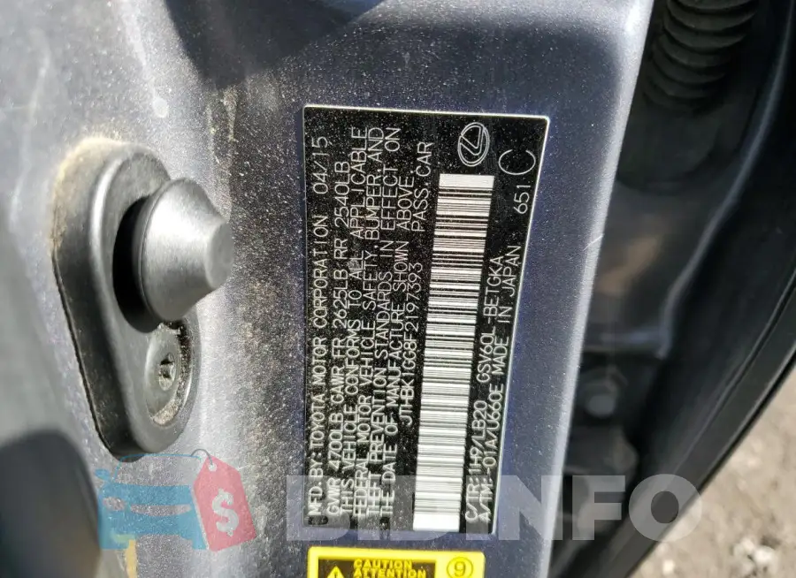 JTHBK1GG8F2197393 Photo# 12
