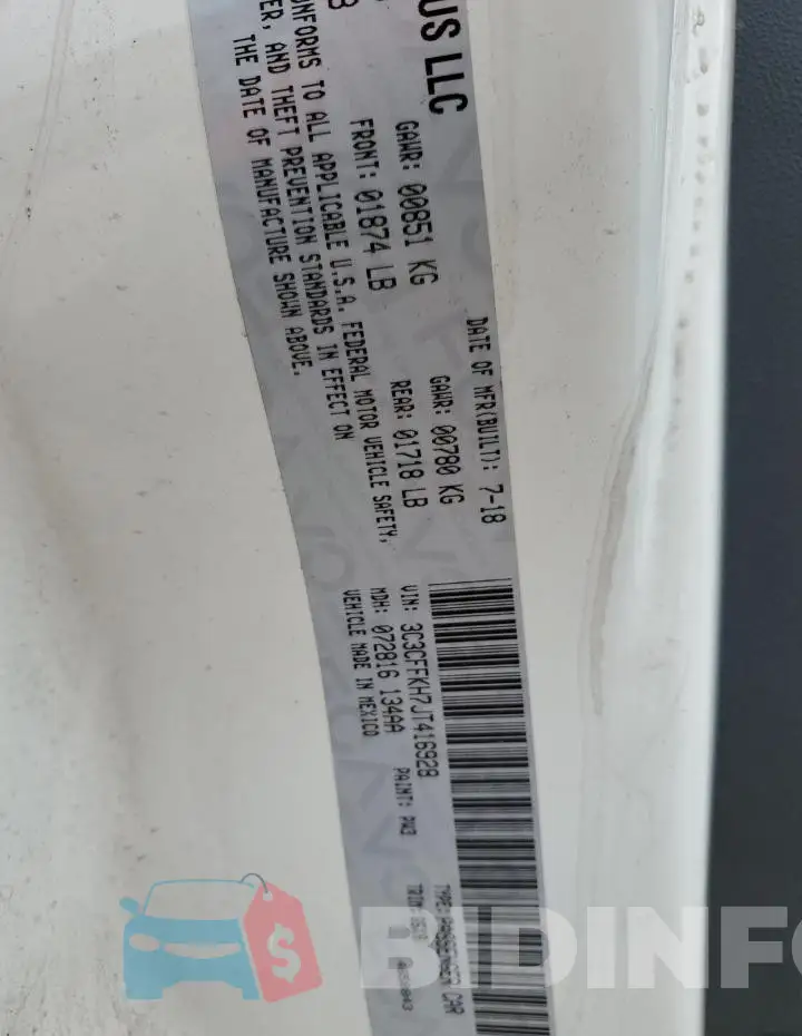 3C3CFFKH7JT416928 Photo# 12