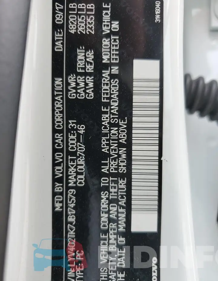 LYV402TK7JB174579 Photo# 13
