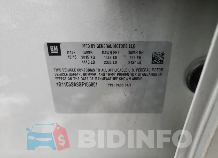1G11C5SA8GF155801 Photo# 12
