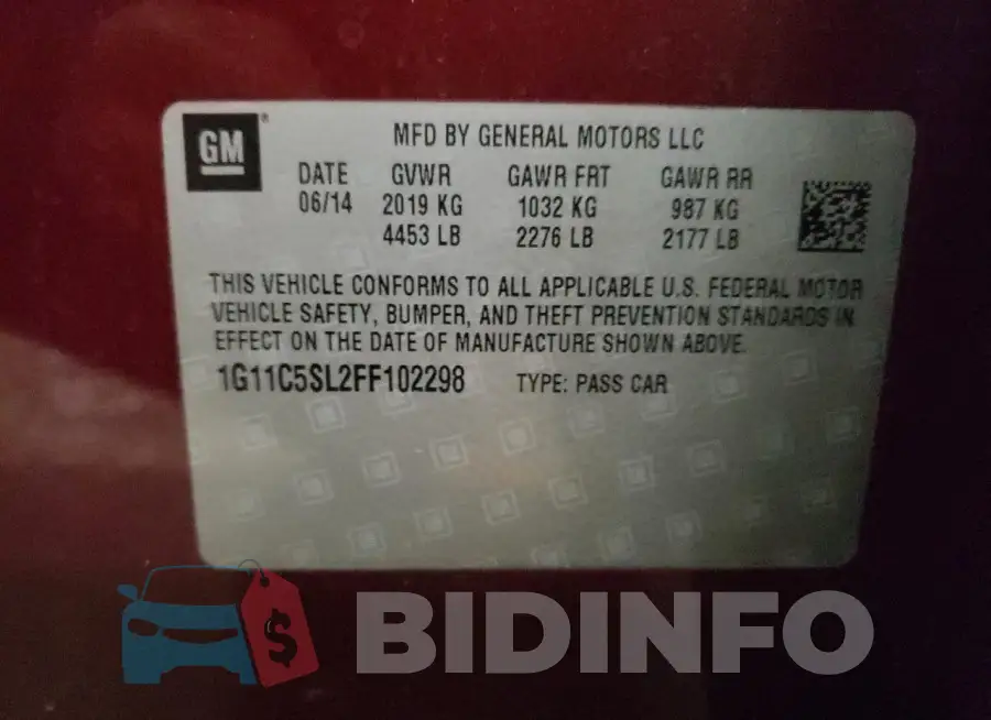 1G11C5SL2FF102298 Photo# 13