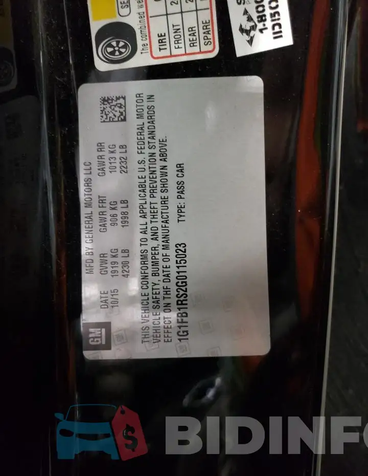 1G1FB1RS2G0115023 Photo# 12
