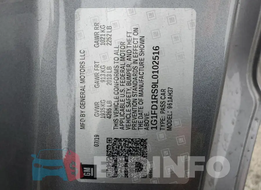 1G1FD1RS9L0102516 Photo# 12