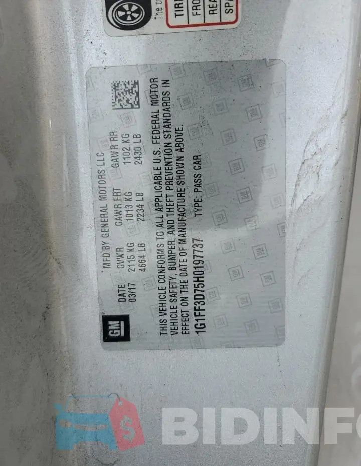 1G1FF3D75H0197737 Photo# 12