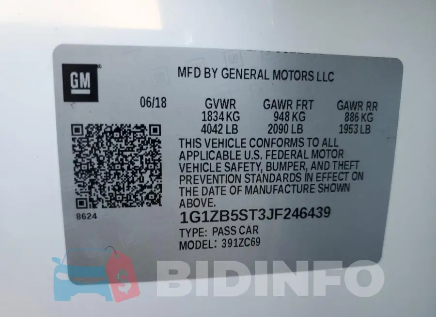 1G1ZB5ST3JF246439 Photo# 12