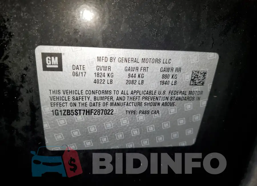 1G1ZB5ST7HF287022 Photo# 12