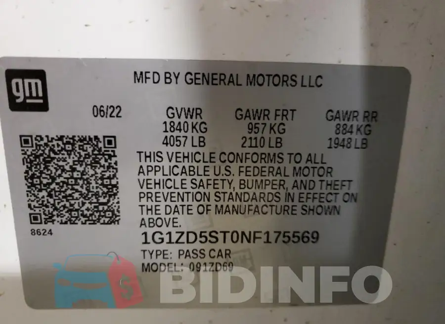 1G1ZD5ST0NF175569 Photo# 12