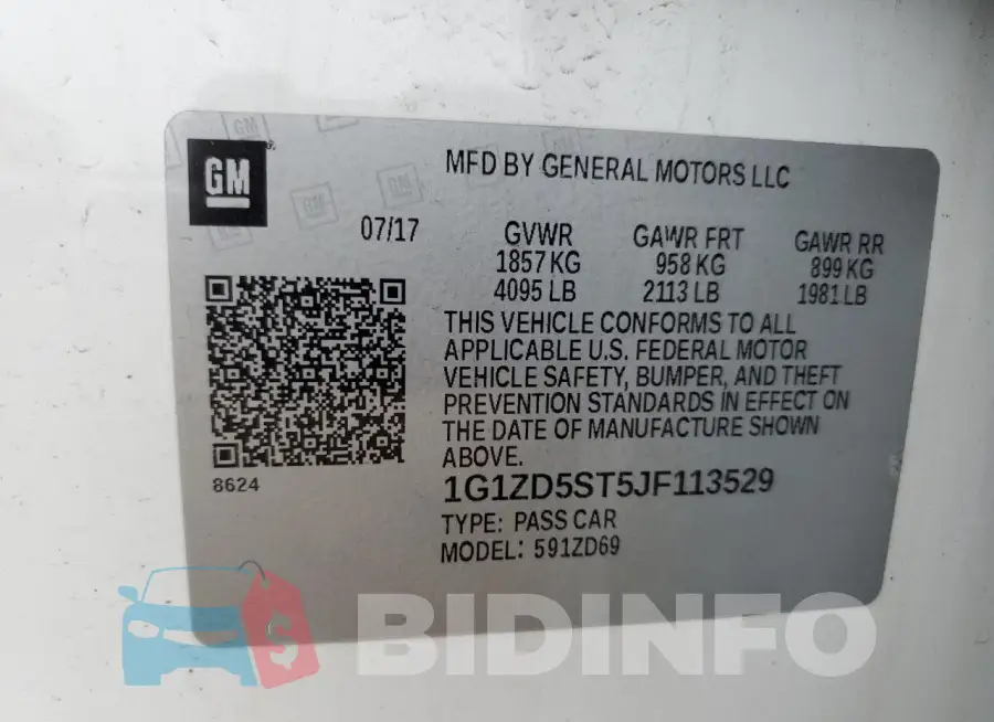 1G1ZD5ST5JF113529 Photo# 12