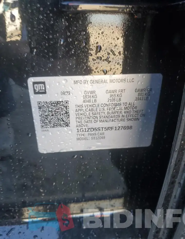 1G1ZD5ST5RF127698 Photo# 13