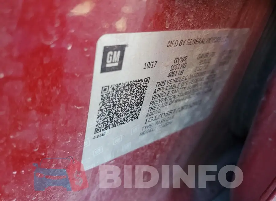 1G1ZD5ST7JF152901 Photo# 12