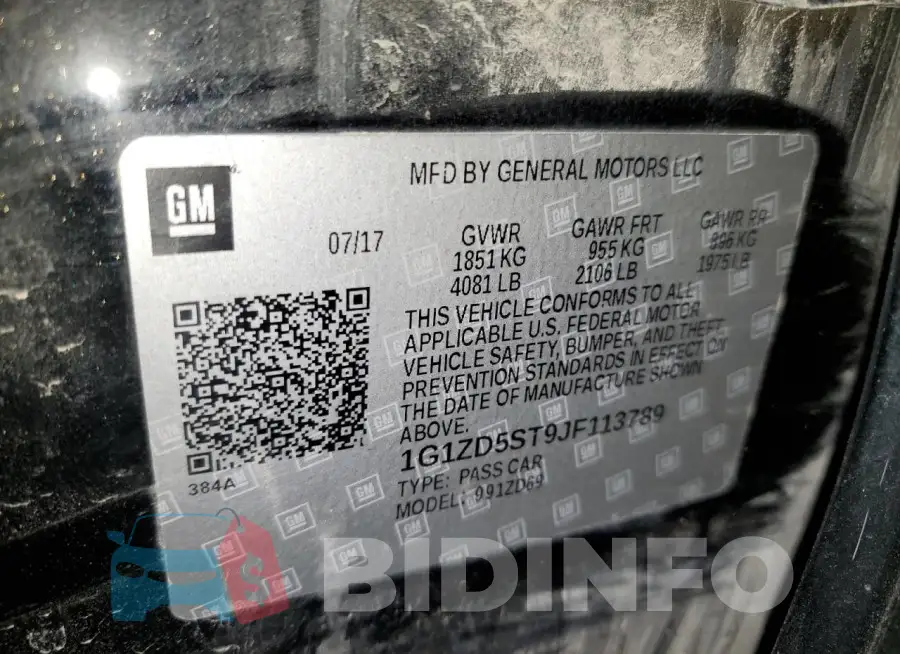 1G1ZD5ST9JF113789 Photo# 13