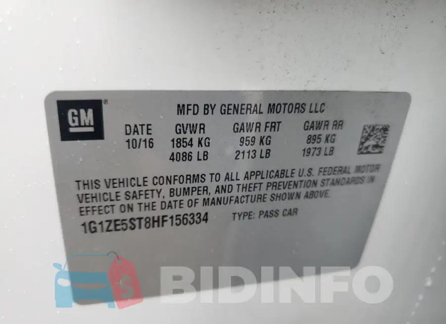 1G1ZE5ST8HF156334 Photo# 12