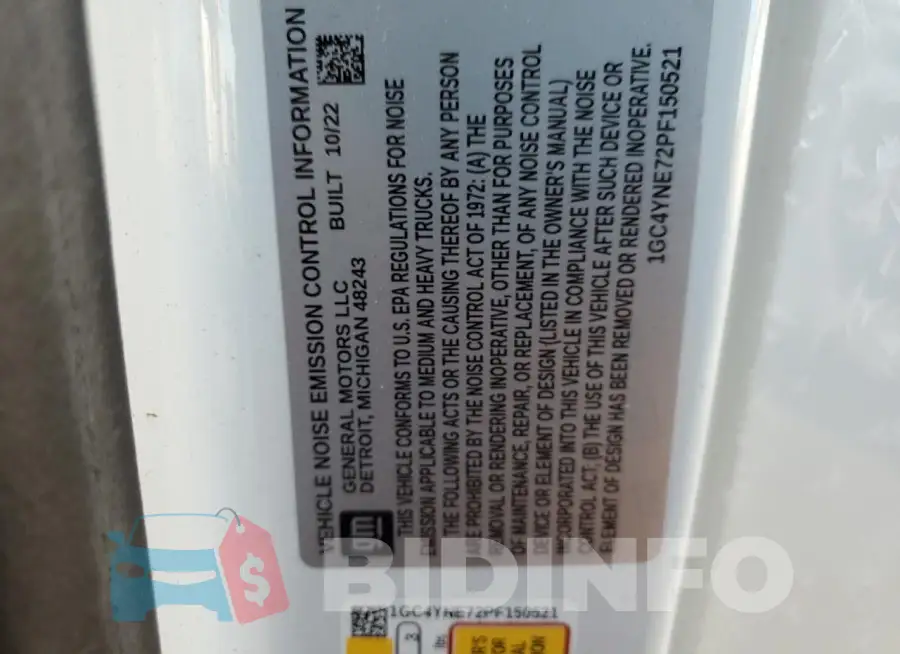 1GC4YNE72PF150521 Photo# 13