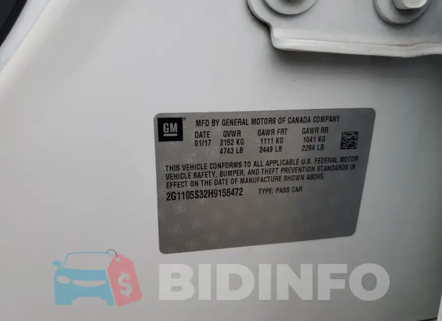 2G1105S32H9158472 Photo# 13