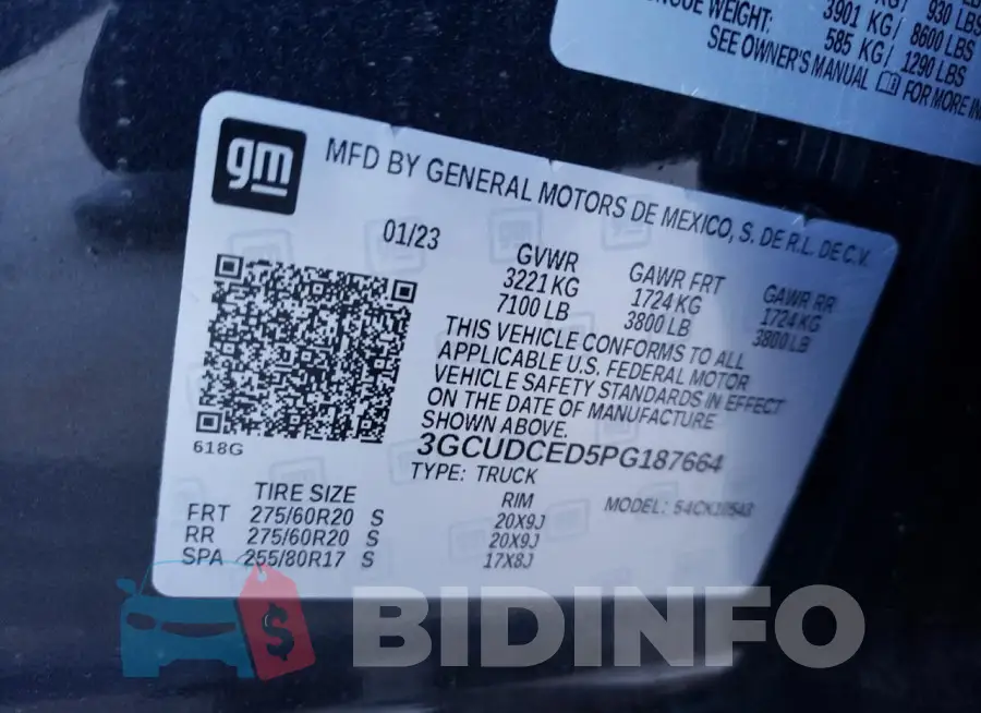 3GCUDCED5PG187664 Photo# 12