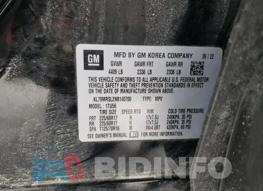 KL79MRSL2NB140700 Photo# 14