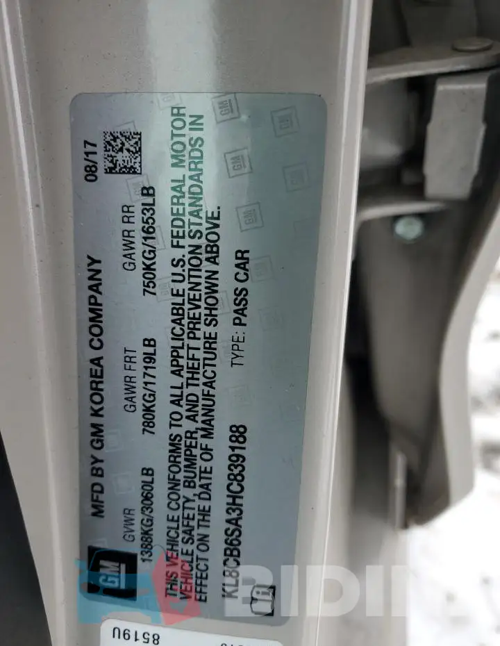 KL8CB6SA3HC839188 Photo# 12