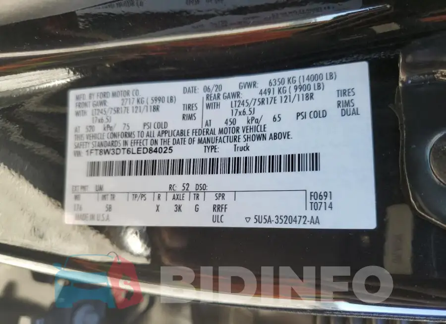 1FT8W3DT6LED84025 Photo# 12