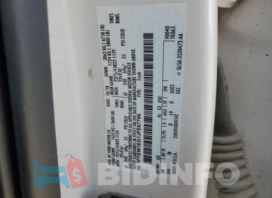 1FTEW1EG1JFE67796 Photo# 12