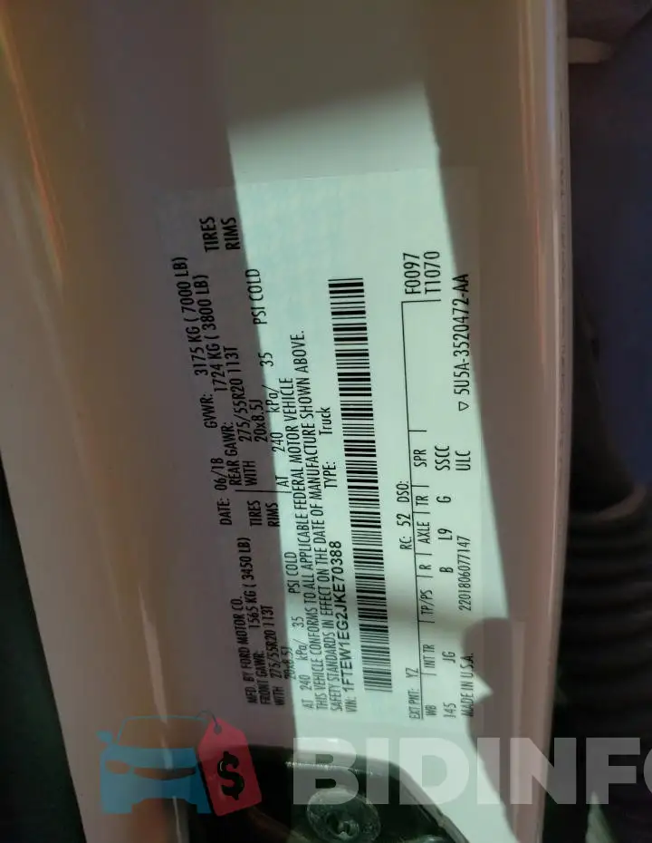 1FTEW1EG2JKE70388 Photo# 12