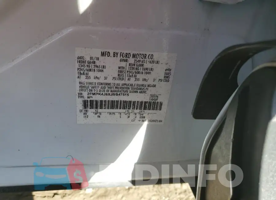 2FMPK4J8XJBB47555 Photo# 13