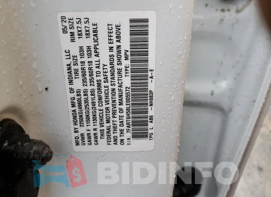 7FART6H58LE005572 Photo# 13