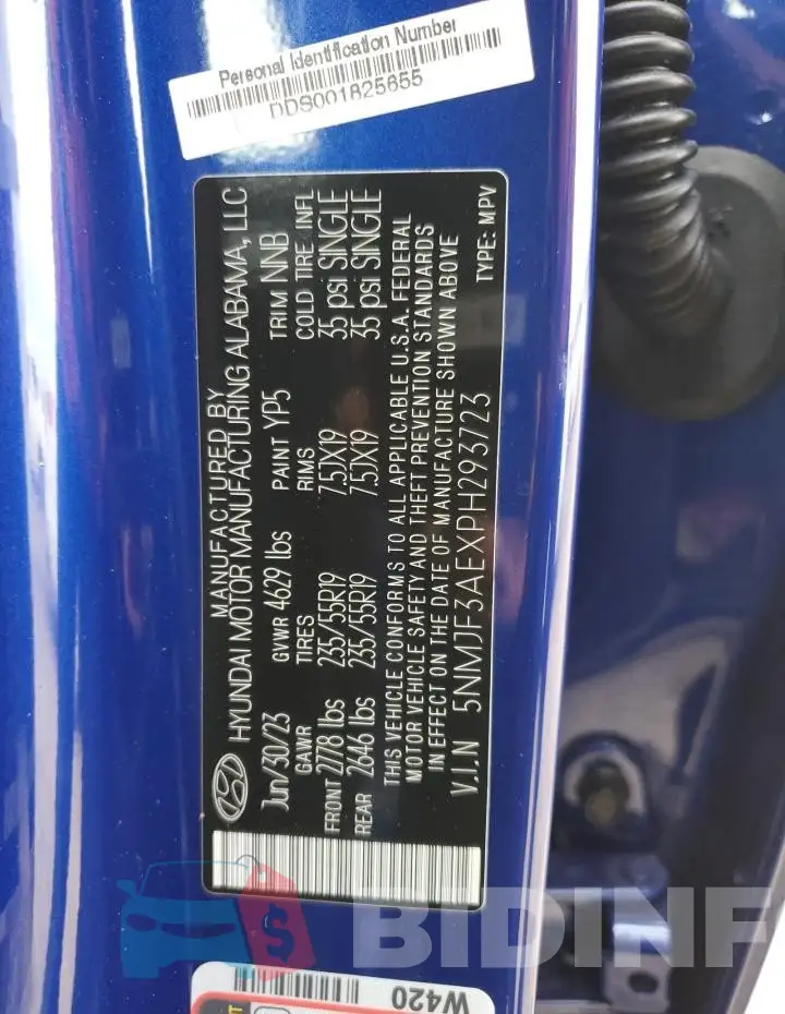 5NMJF3AEXPH293723 Photo# 12