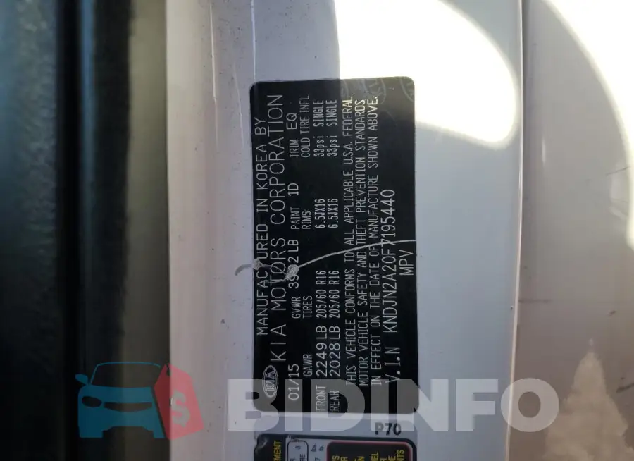 KNDJN2A20F7195440 Photo# 12