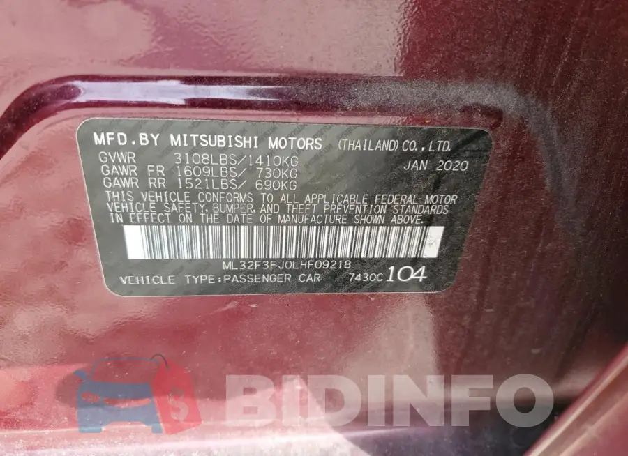ML32F3FJ0LHF09218 Photo# 12