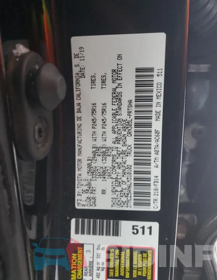 3TMCZ5AN6LM310102 Photo# 12
