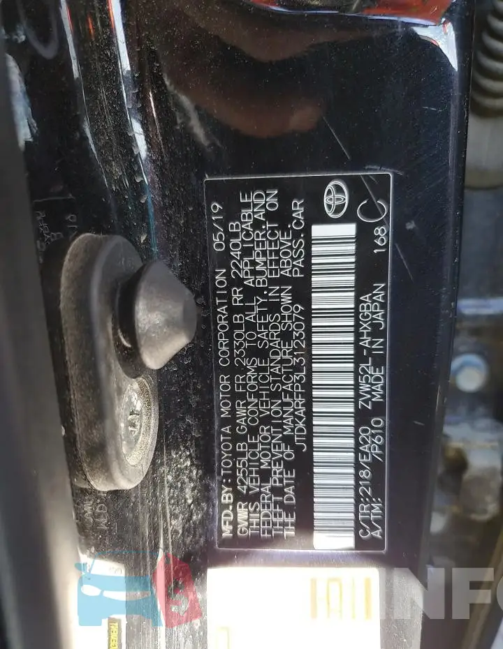 JTDKARFP3L3123079 Photo# 12