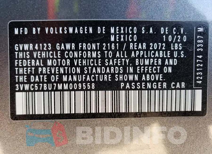 3VWC57BU7MM009558 Photo# 12