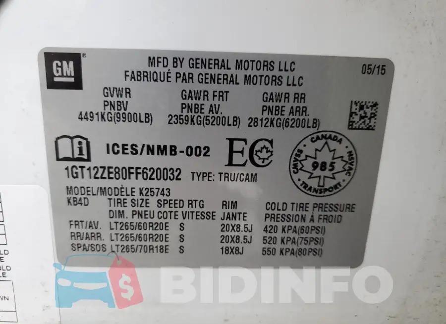 1GT12ZE80FF620032 Photo# 12