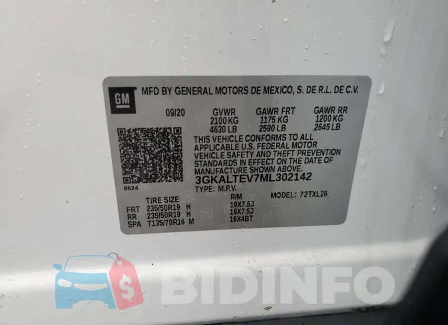 3GKALTEV7ML302142 Photo# 13
