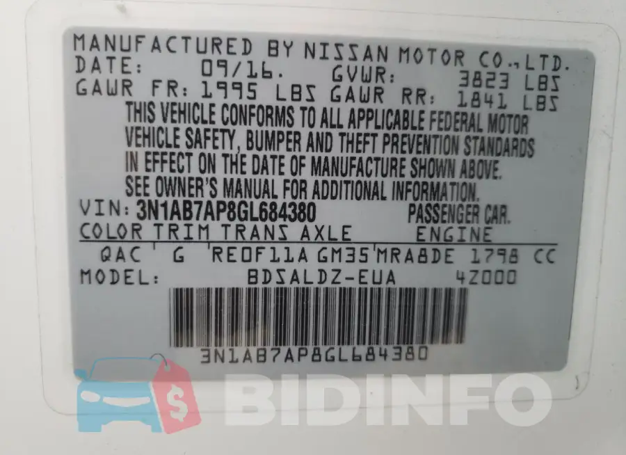 3N1AB7AP8GL684380 Photo# 12
