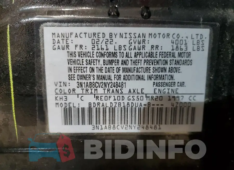 3N1AB8CV2NY248481 Photo# 12