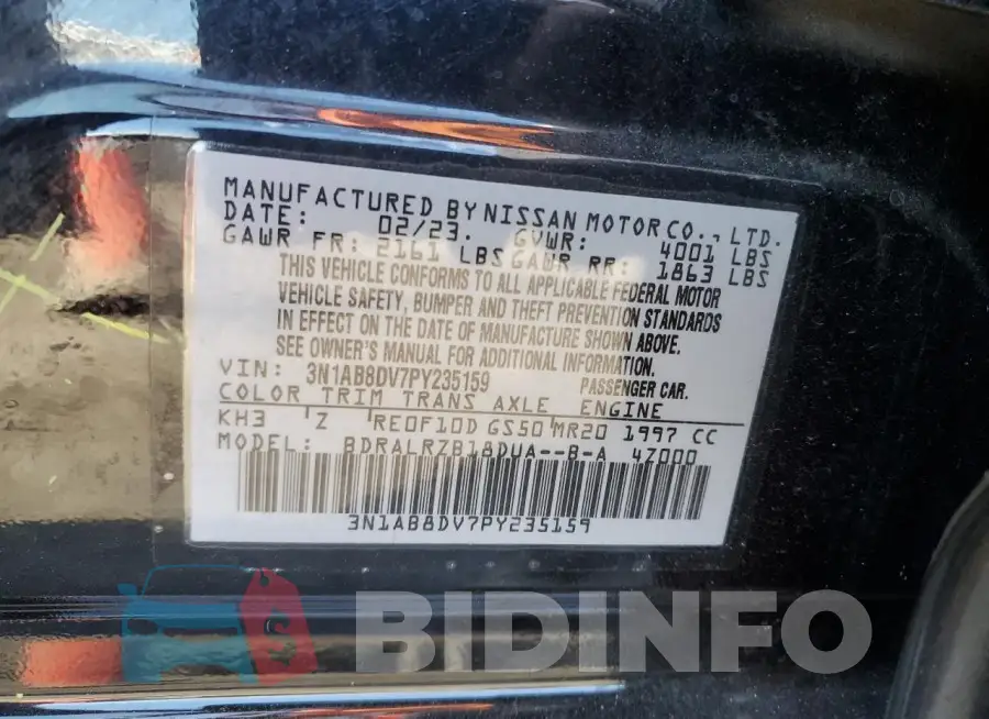 3N1AB8DV7PY235159 Photo# 12