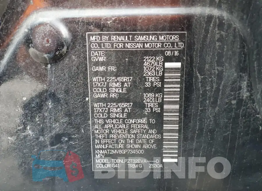 KNMAT2MV8GP734500 Photo# 12