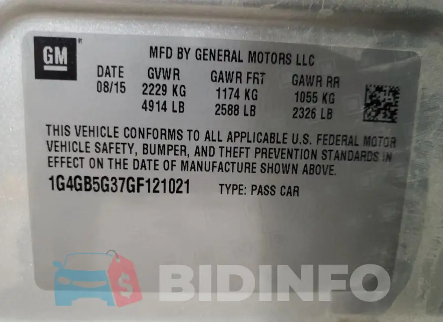 1G4GB5G37GF121021 Photo# 12
